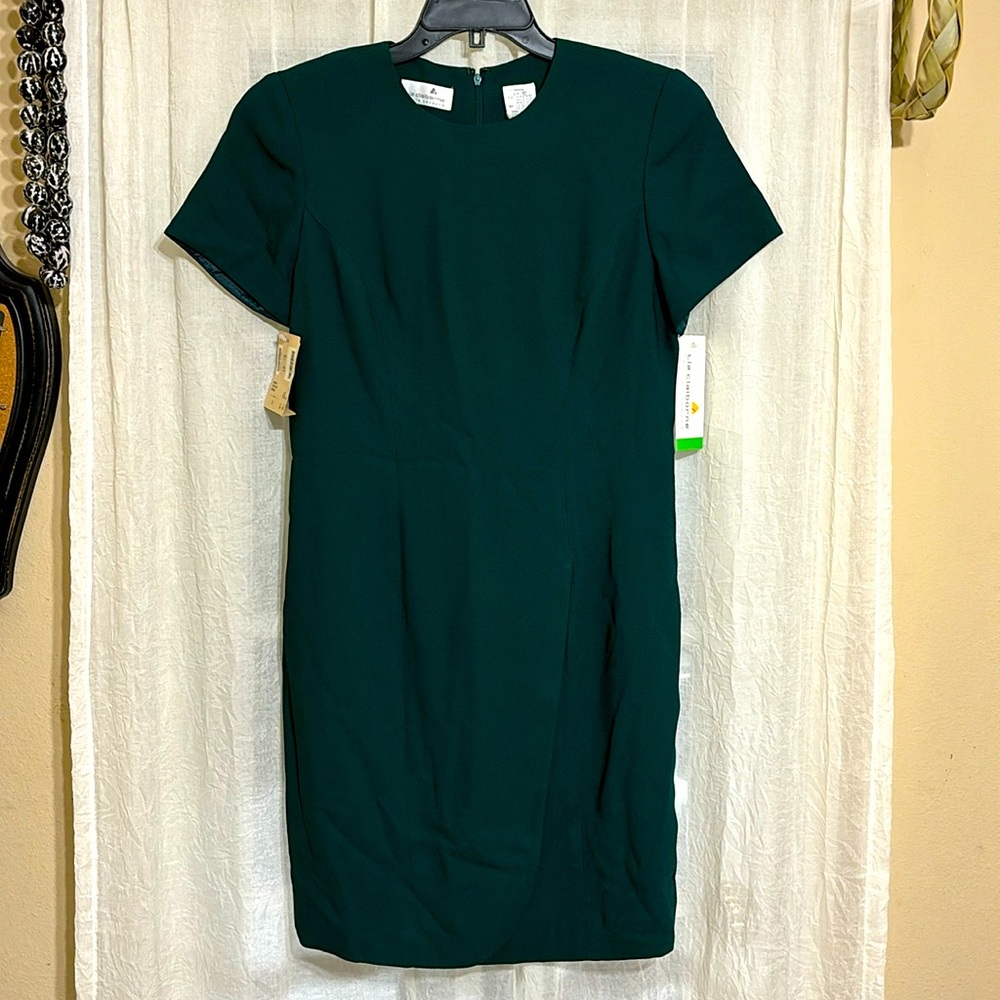NWT Green Petite Shift Dress